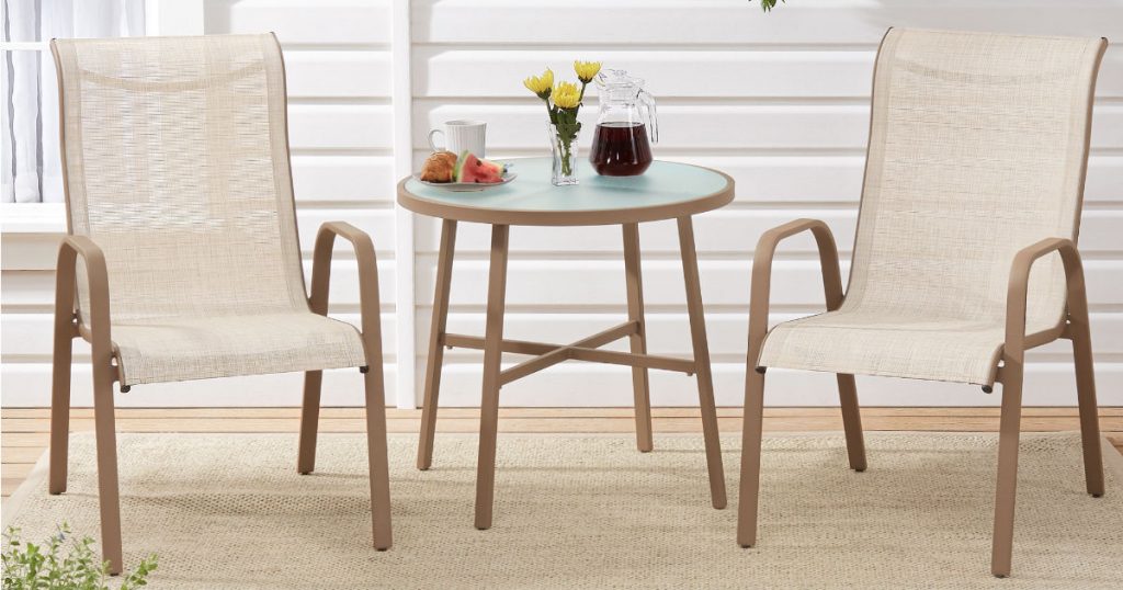 Mainstays Mirabell Patio Bistro Set 3-Pc