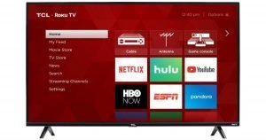 Televisor TCL con Roku TV de 49 pulgadas