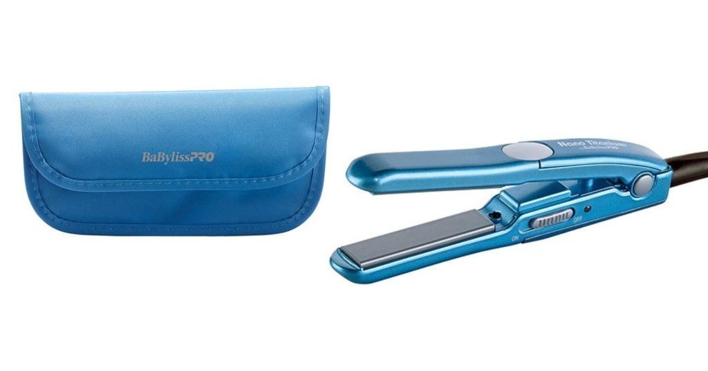 BaByliss Pro Mini Straightening Iron With Tote