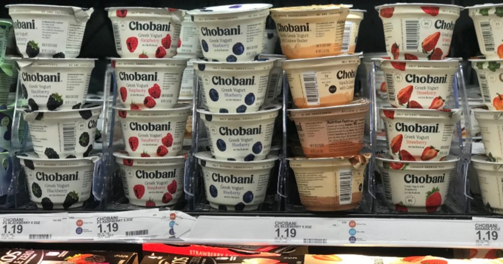 Chobani Greek Yogurt en Target