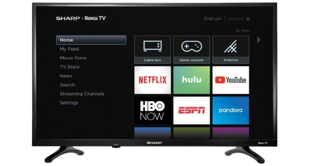 Televisor Sharp con Roku TV