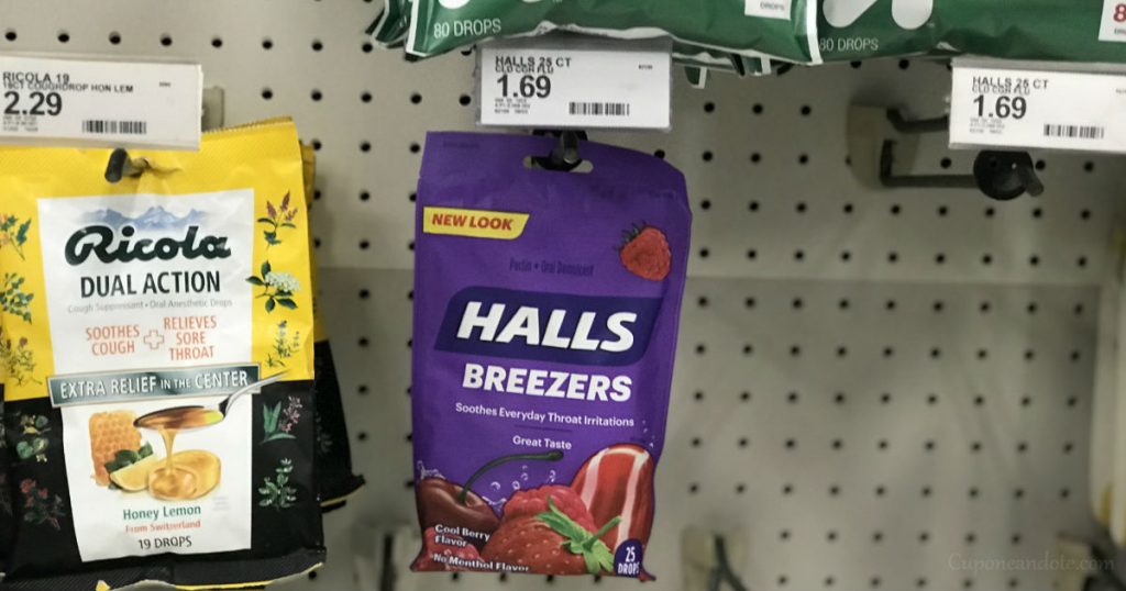 Pastillas Halls Breezers