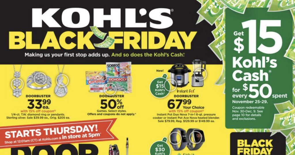 Shopper de Kohl's Black Friday 2019 - 64 Páginas