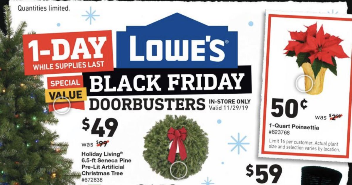 Shopper de Lowe’s Black Friday 2019