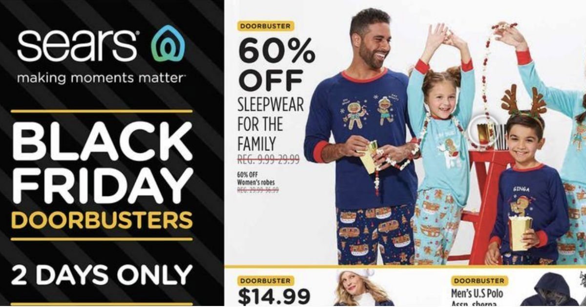 Shopper de Sears Black Friday 2019 – 4 Páginas