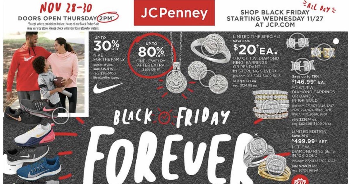 Shopper de JCPenney Black Friday 2019 – 72 páginas