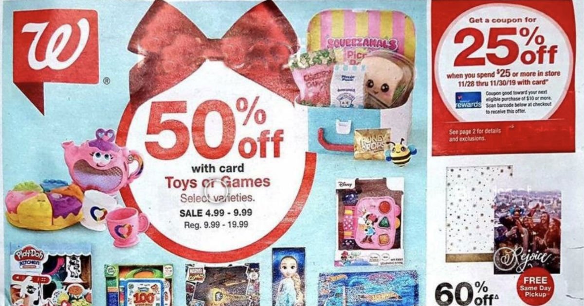 Shopper de Walgreens Black Friday 2019 – 8 Páginas