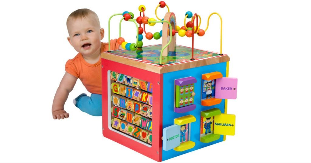 Alex Wooden Activity Cube