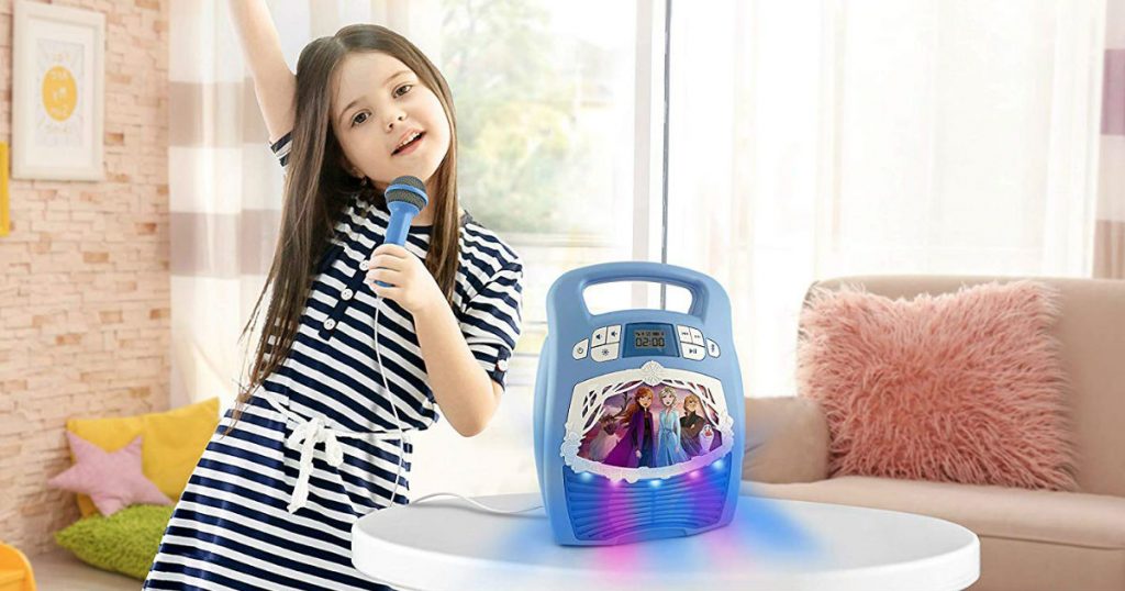 Frozen 2 Bluetooth MP3 Karaoke con Microfono
