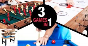Mesa de juego MD Sports 3-in-1