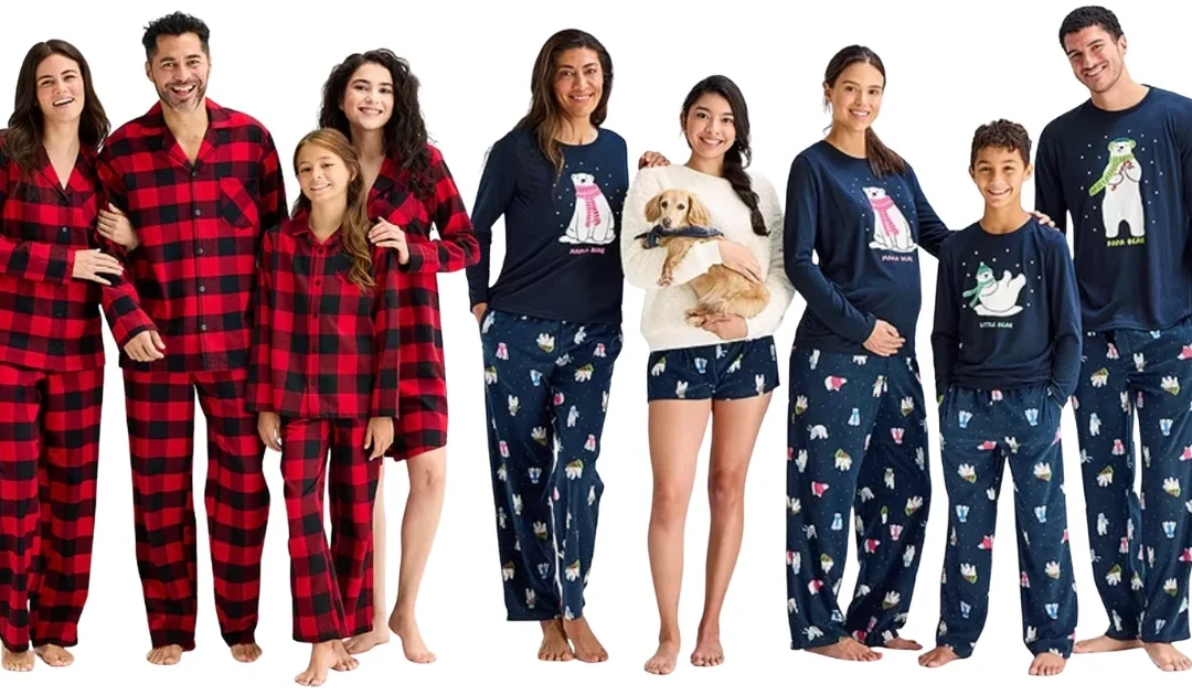 Pajamas de Navidad Para la Familia Con HASTA un 70% de Descuento en JCPenney