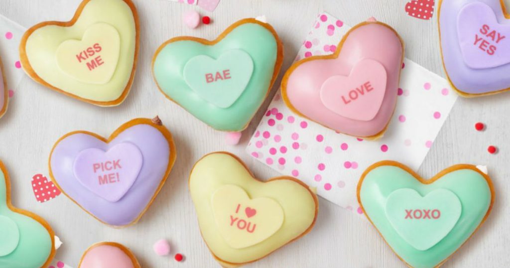 Dona de Corazones GRATIS con Cualquier Compra en Krispy Kreme