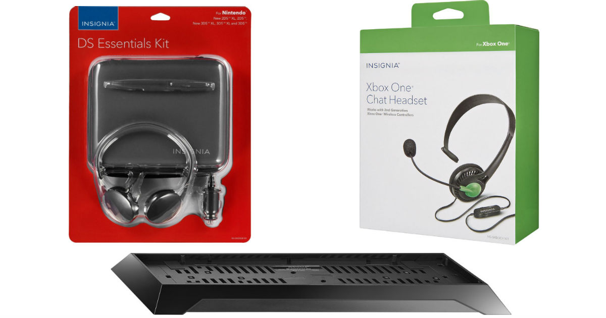 Accesorios para juegos Insignia tan bajo como $4.99 en Best Buy