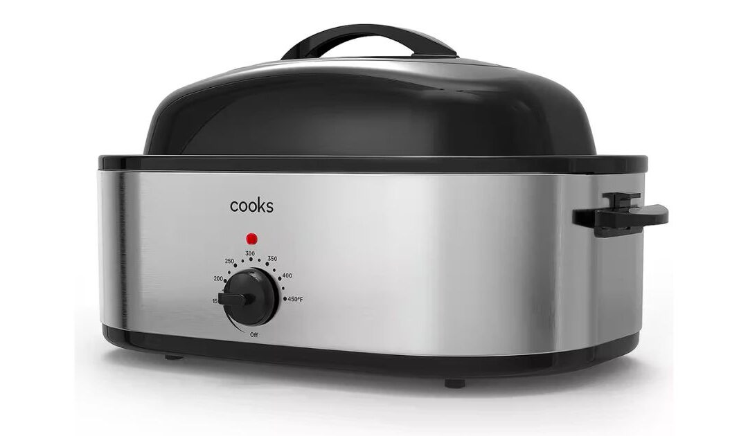 Asador de Pavo Cooks 18-Qt a solo $53.99 en JCPenney (Reg. $90)
