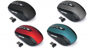 Mouse Óptico Inalámbrico Portátil