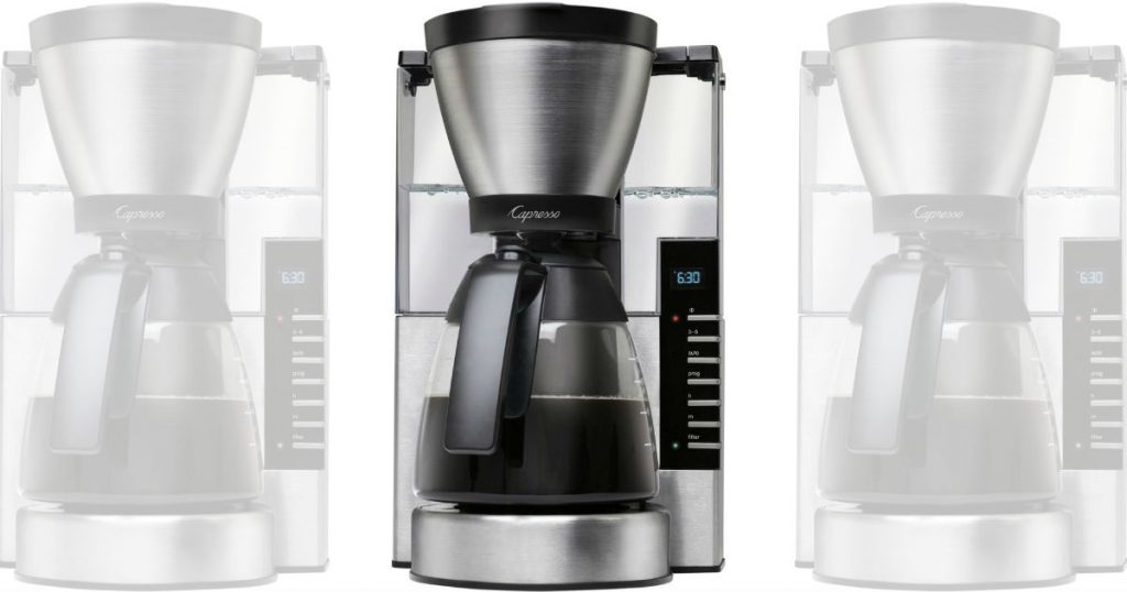 Cafetera Capresso capacidad para 10 tazas