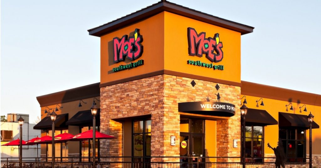 Comida GRATIS para Niños en Moe’s Southwest Grill
