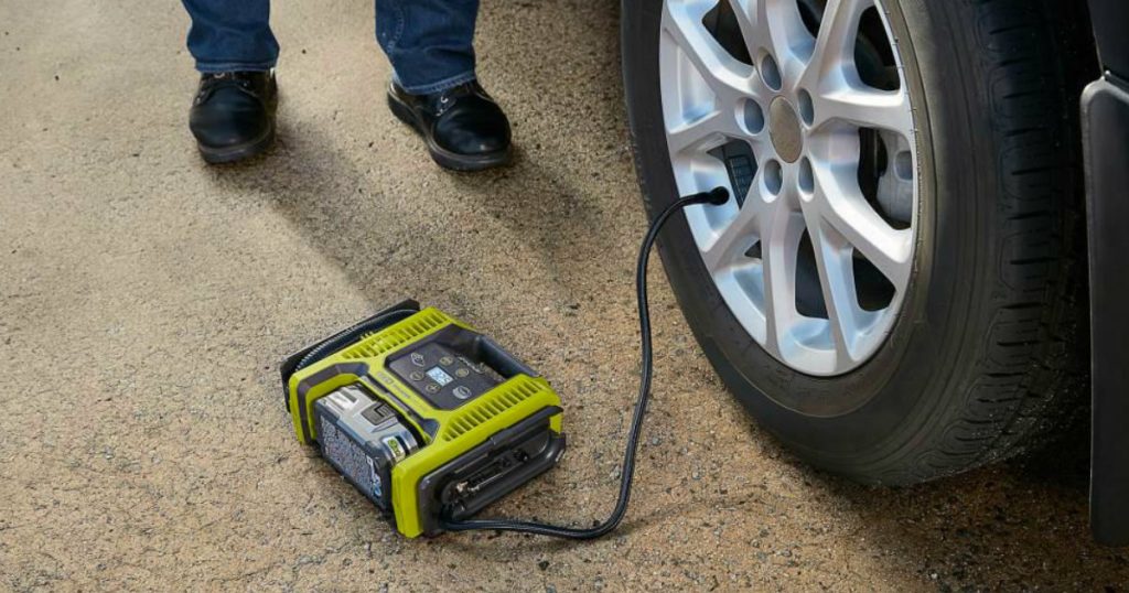 Ryobi 18V ONE doble funcion inflador-desinflador