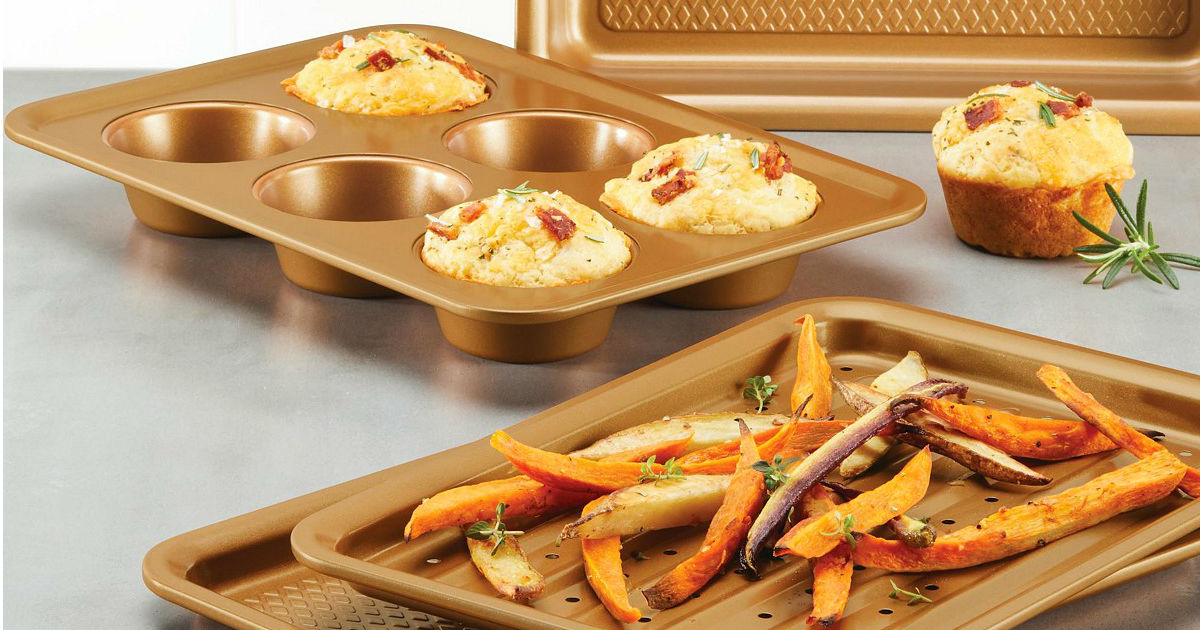 Set De Moldes Para Hornear de 4-Piezas a solo $18.74 en Macy’s (Reg. $50)