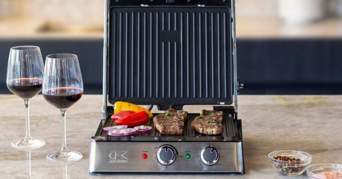 Kalorik Eat Smart Grill a solo $49.88 en Walmart.com (Reg. $80)