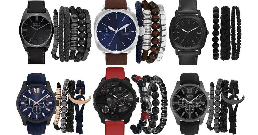Set de Reloj y Pulseras