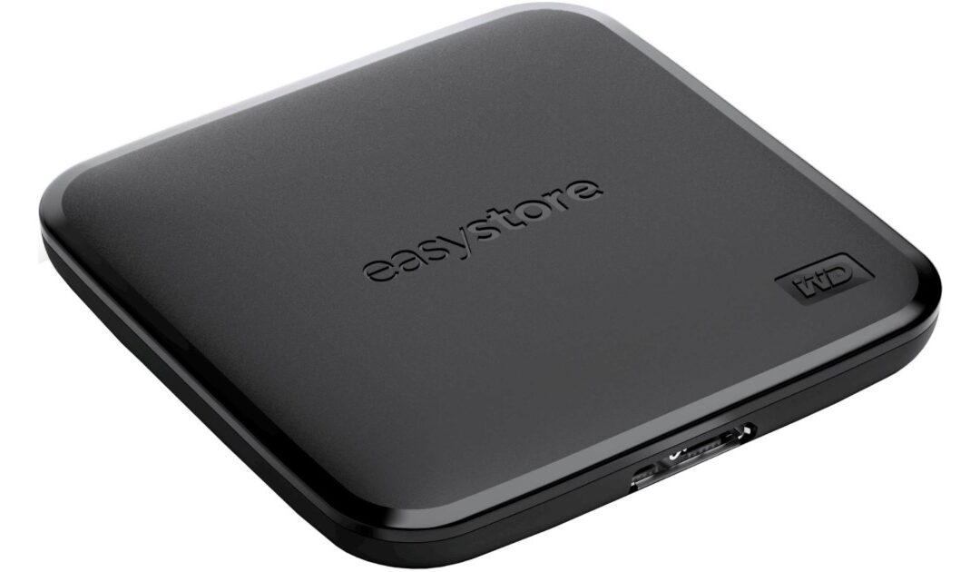 SSD Portátil WD easystore 1TB SOLO $59.99 en Best Buy (Reg. $120)