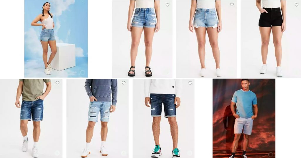 Pantalones Cortos para Hombres y Mujeres en American Eagle