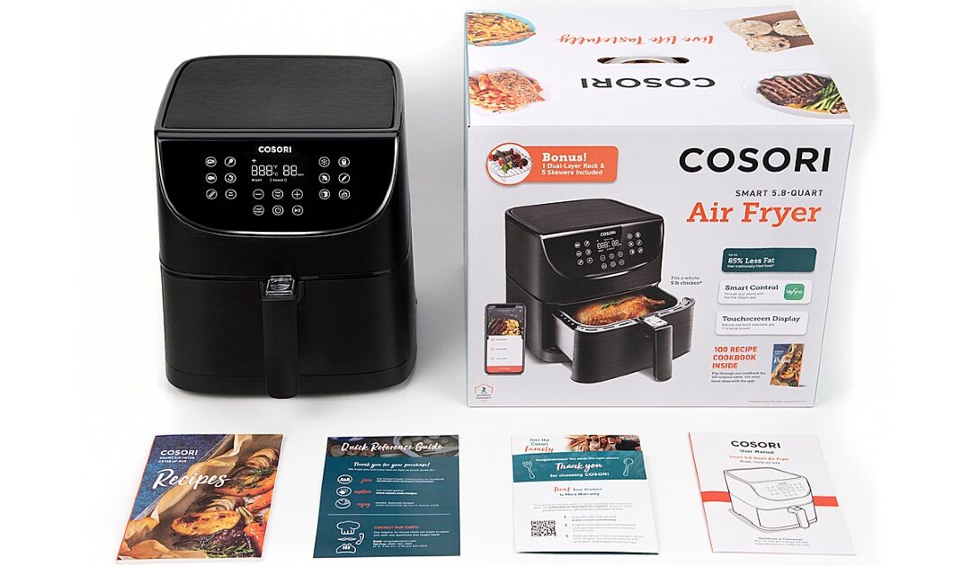 Freidora de Aire Digital Cosori 5.8-Qt a solo $99.99 en Best Buy (Reg. $130)
