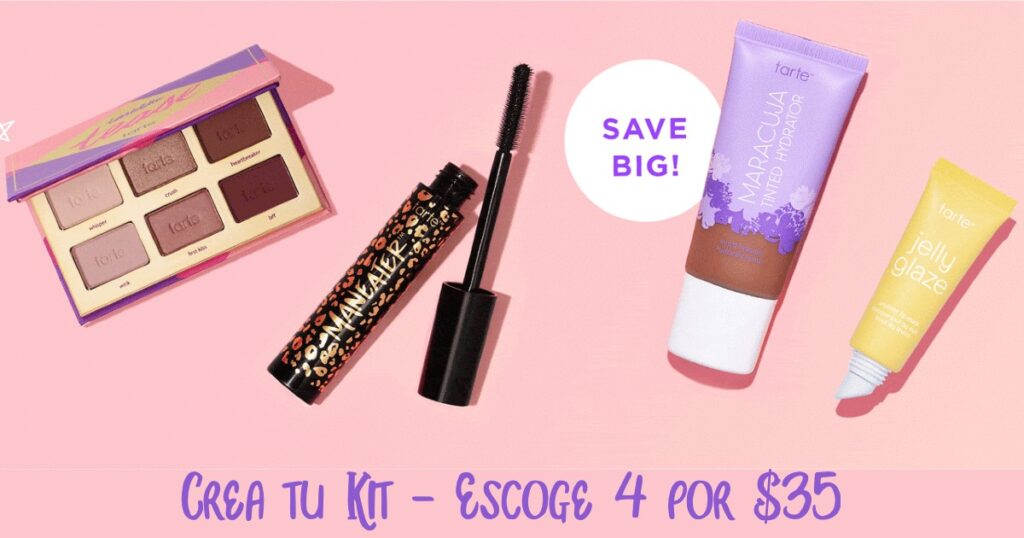 Tarte Cosmetics tiene oferta - Escoge 4 por $ 35!