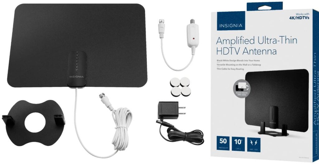 Antena Insignia Amplified Thin HDTV