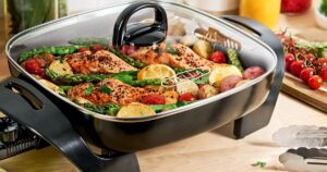 BELLA 12”x12” Electric Skillet