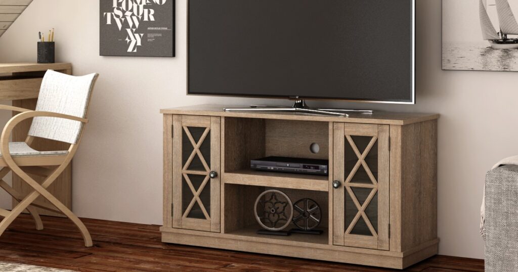 Mesa Rústica para TV Twin Star Home en Walmart