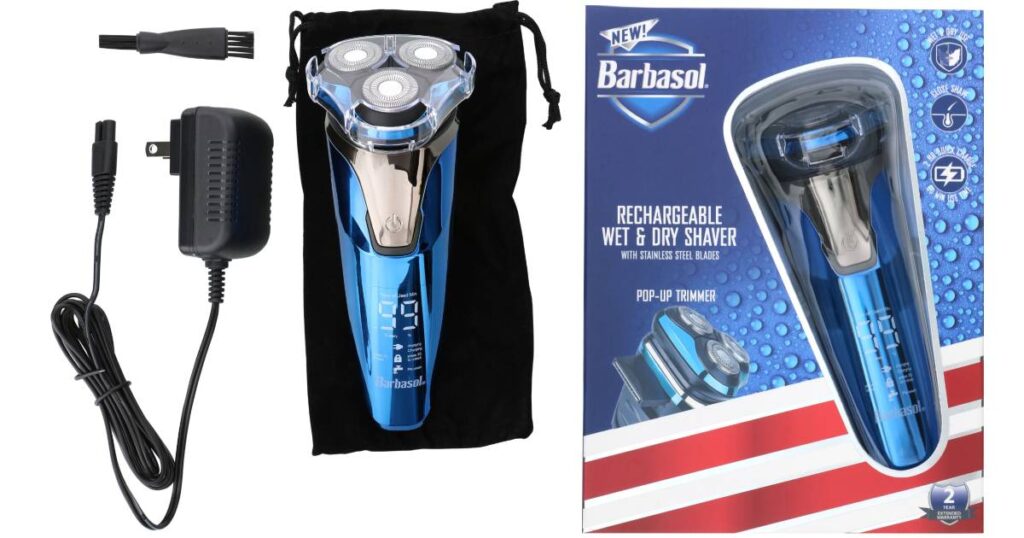 Máquina de Afeitar Barbasol Recargable