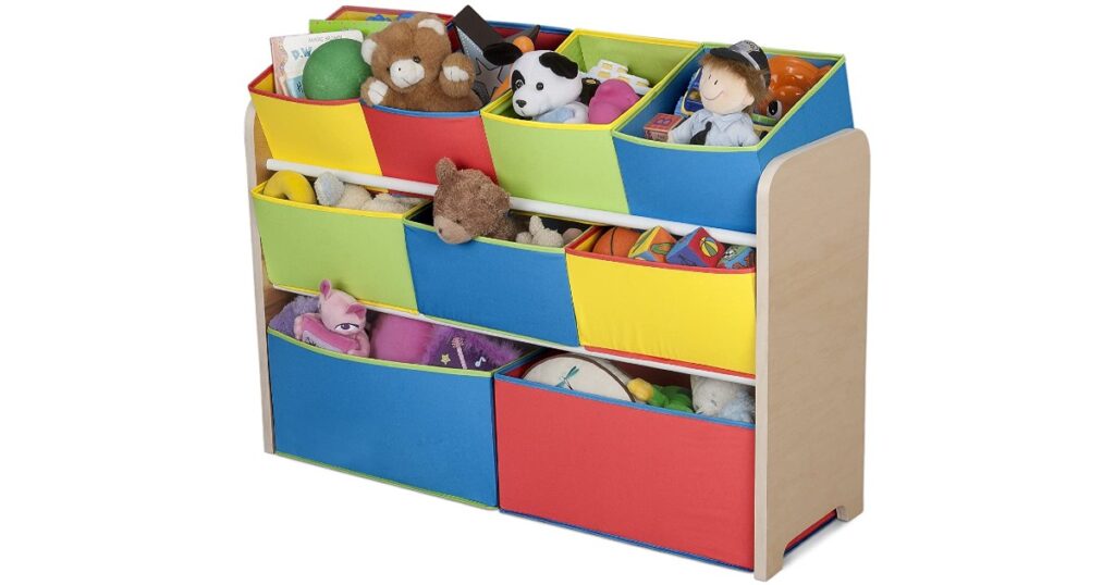 Organizador de Juguetes con 9 Compartimentos en Amazon