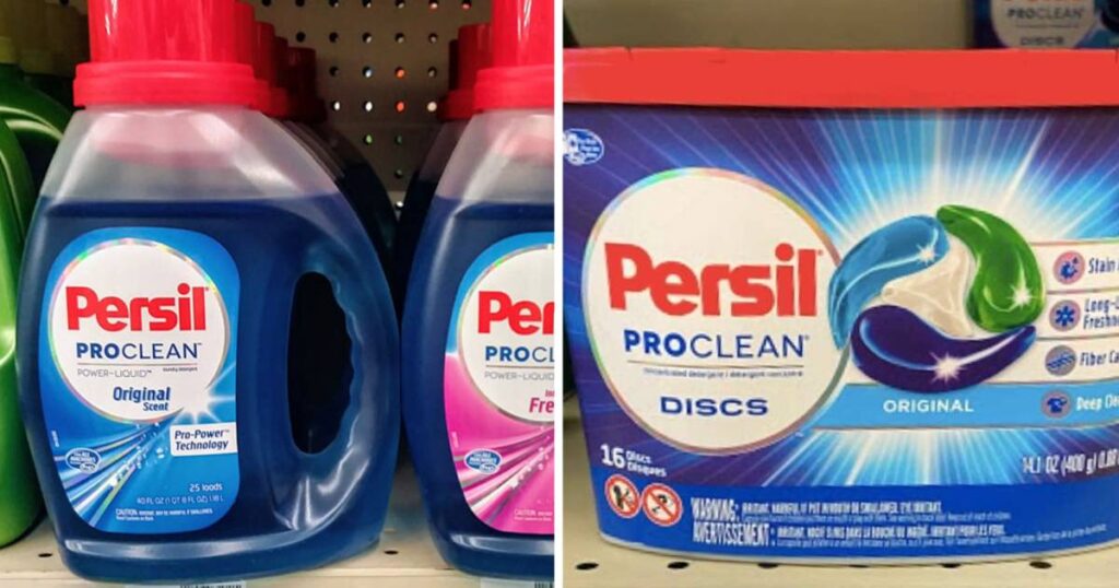 Detergente Persil liquido o Disks