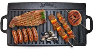 Plancha de Hierro Fundido de Doble Cara Jim Beam en Woot