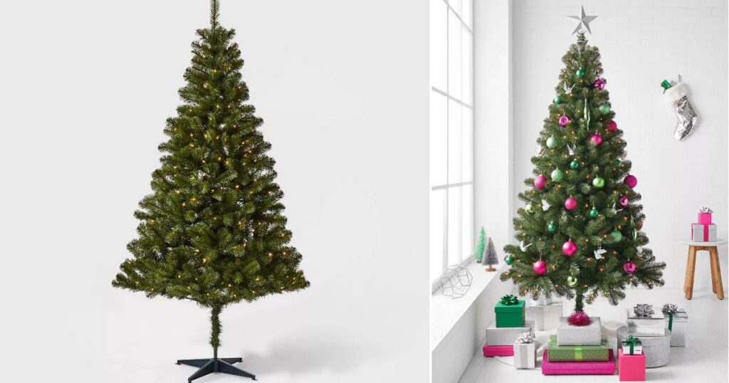 Árbol de Navidad Artificial Preiluminado