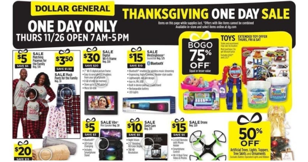 Shopper de Dollar General Black Friday 2020