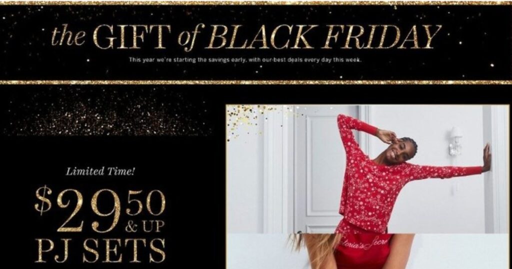 Shopper de Victoria's Secret Black Friday