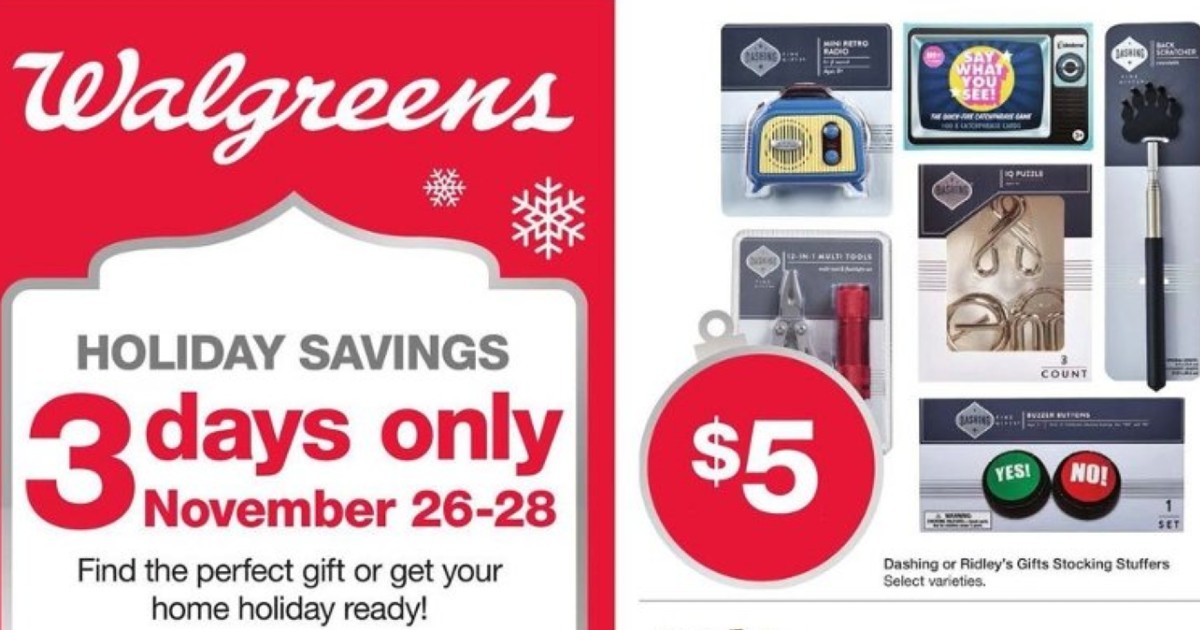 Shopper de Walgreens Black Friday 2020