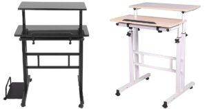 Mind Reader 2 Tier Sit and Stand Desk