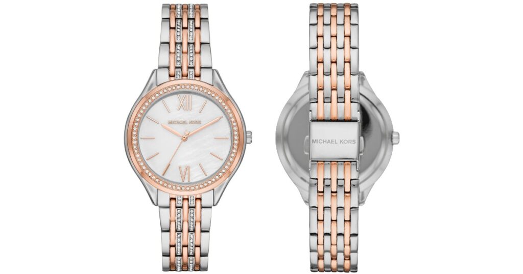 Reloj Michael Kors Dos-Tonos Stainless Steel en Macy's