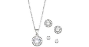 Set de 3-Piezas Cubic Zirconia en Macy's