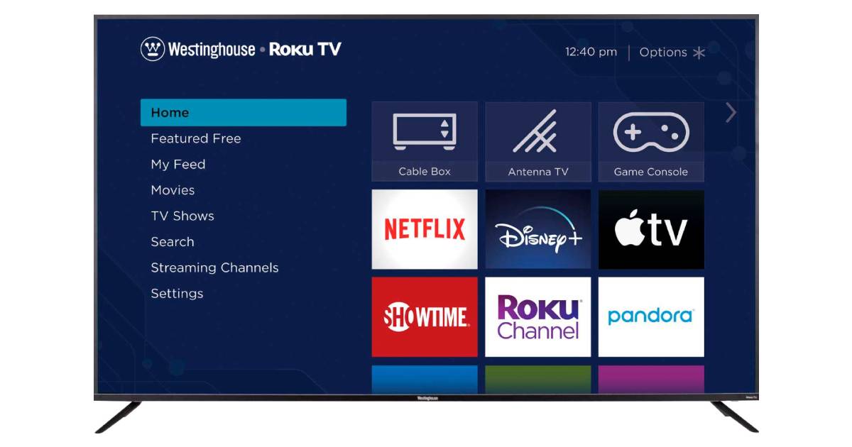 Westinghouse LED 4K Smart Roku TV 75-In a solo $589.99 en Best Buy (Reg. $800)