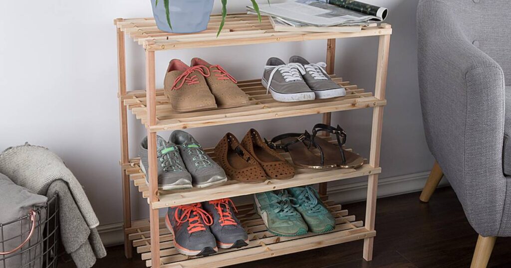 Rack de Madera para Zapato