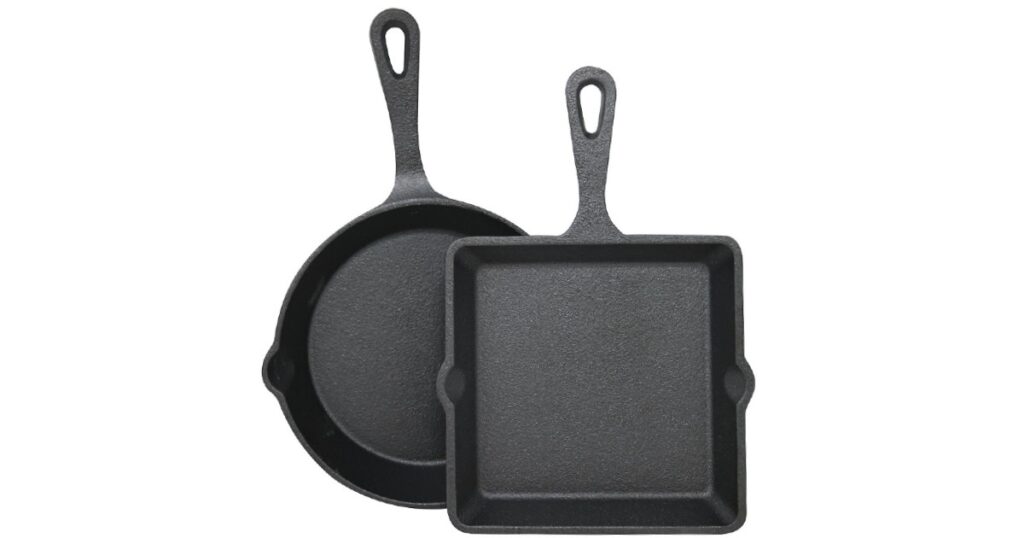 Sedona Cast Iron 2-Piezas Mini Skillet & Griddle Set en Macy's