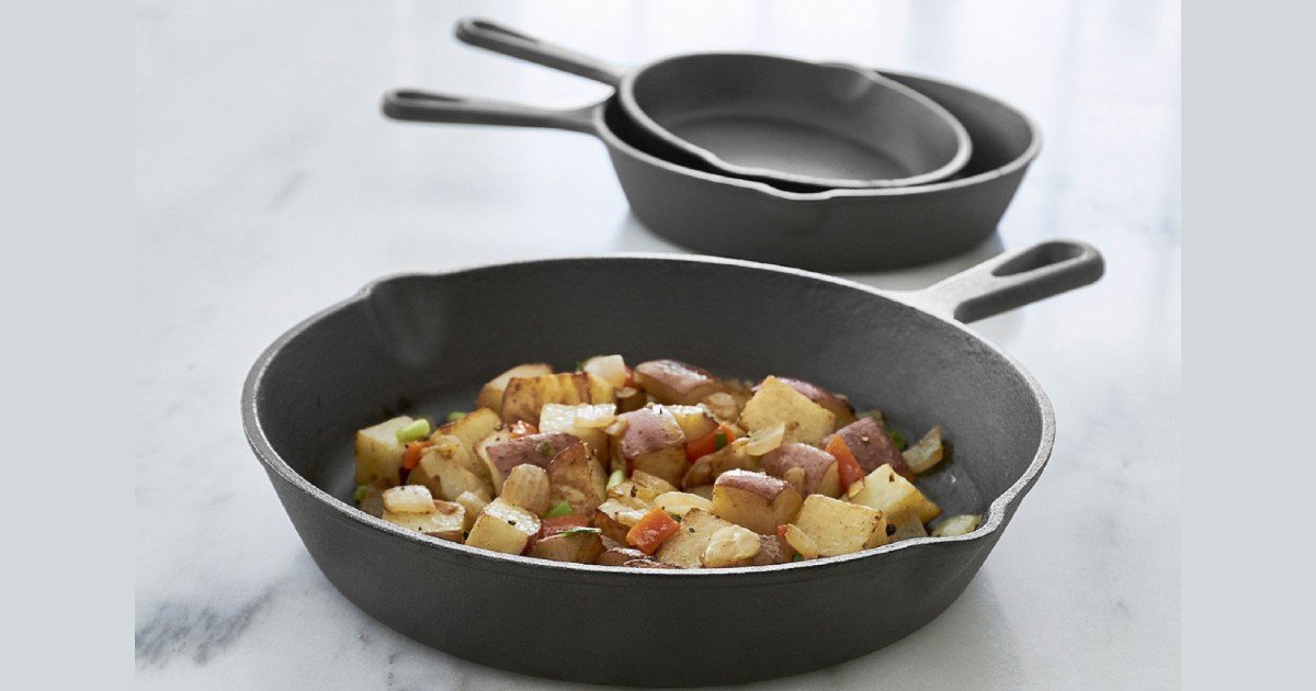 Set de 3-Sartenes Cooks Cast Iron SOLO $35.99 (Reg. $60)