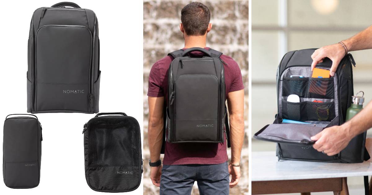 Set de Mochila para Viaje Nomatic de 3-Piezas a solo $249.99 en Best Buy (Reg. $360)