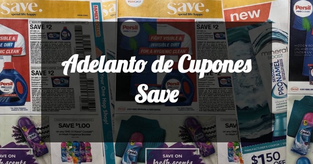 Adelanto de Cupones de la Insert SAVE 4/10/22