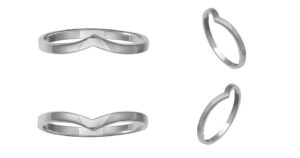 Anillo Curvado Primrose Sterling Silver